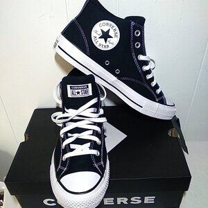 Converse CTAS Malden Street Black/White Men's Sz 11.5 Mid Top Sneakers A00811F